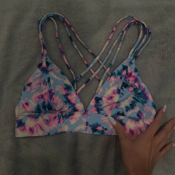 Like new Victoria Secret Pink Tie-Dye Strappy Bralette - Picture 1 of 9